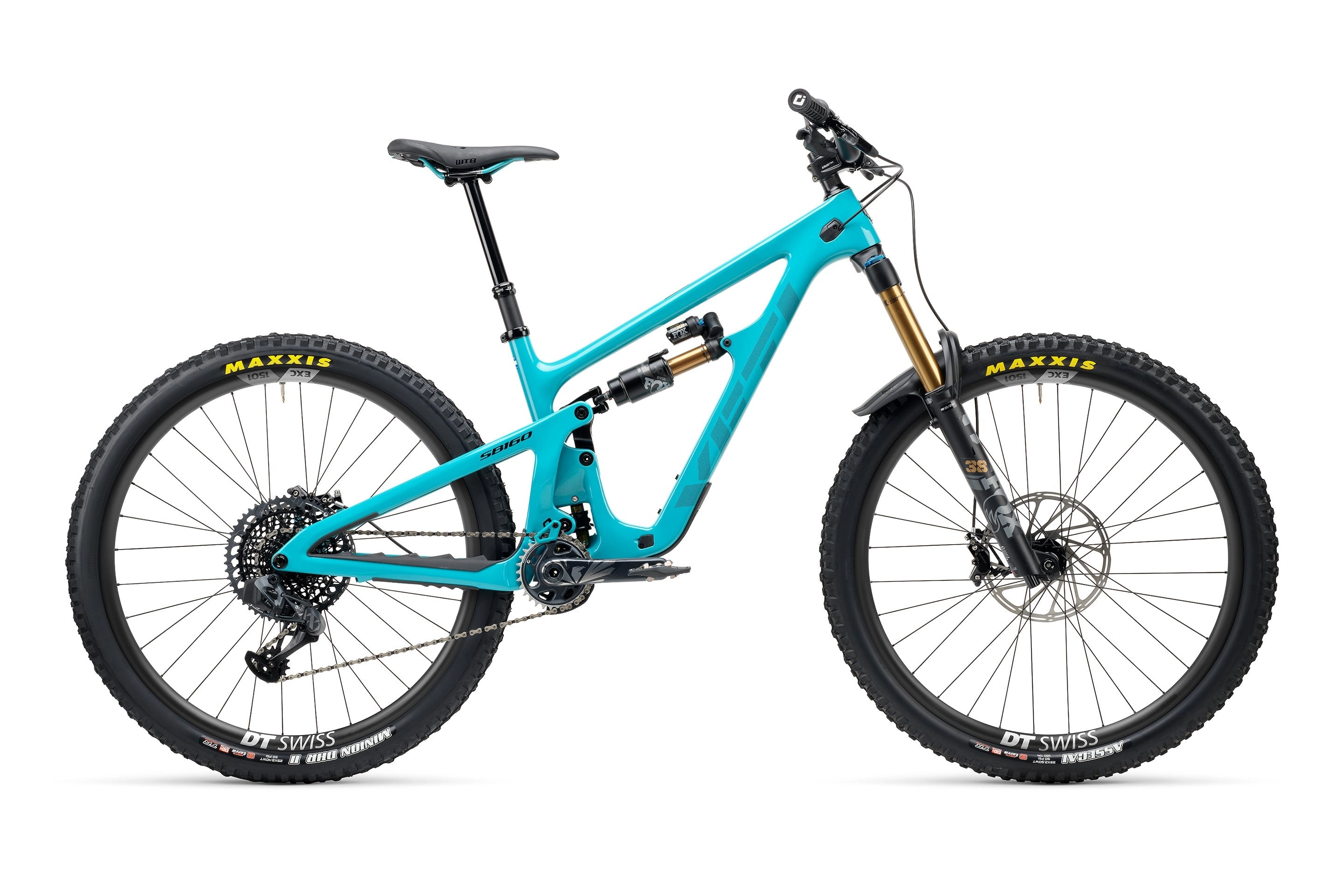 2023 Yeti SB160 Turq Series 29" Complete Mountain Bike - T3 Build, X-Large, Turquoise