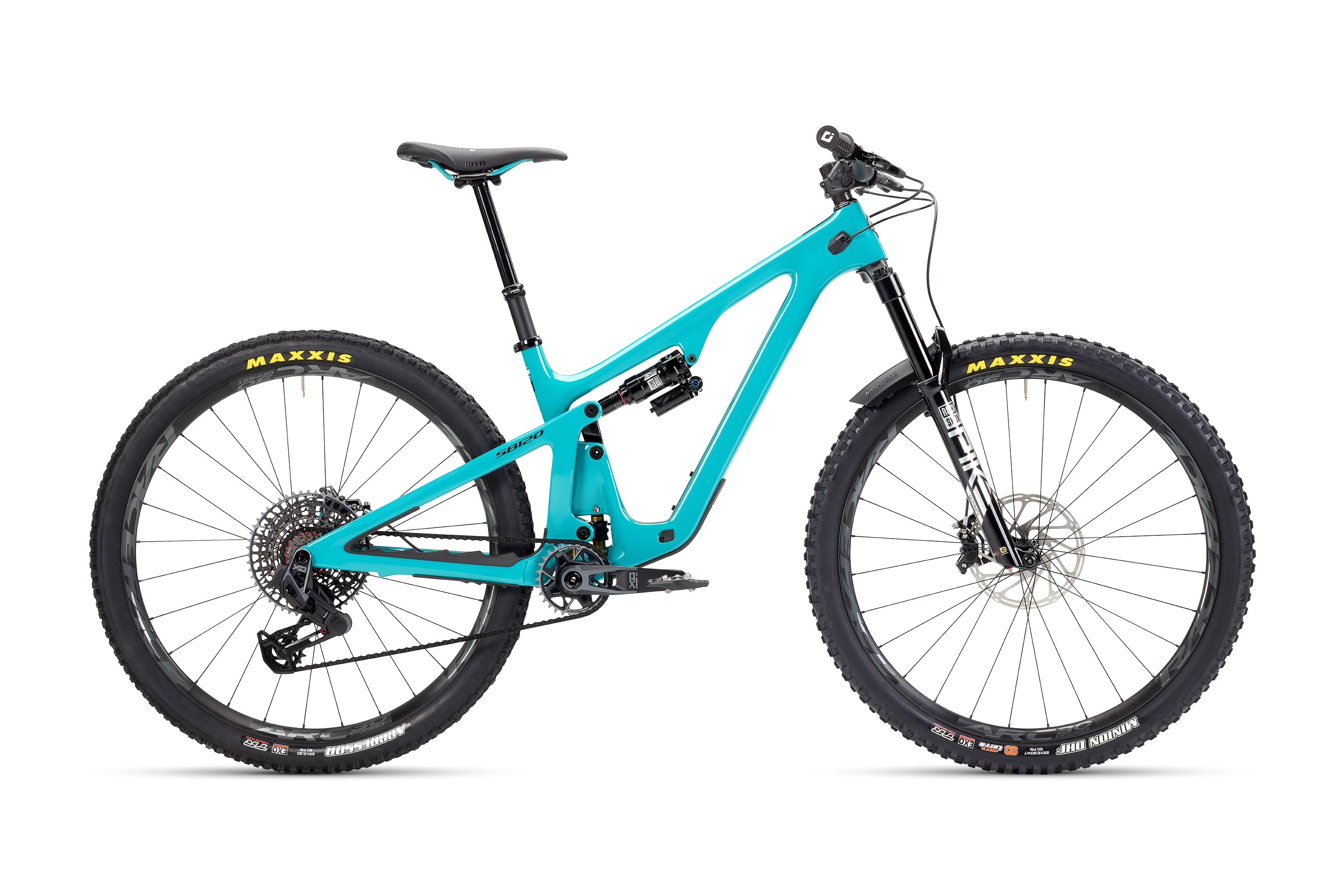 2025 Yeti SB120 Lunch Ride Turq Series 29" Complete Mountain Bike - LR T3 X0 Transmission Build