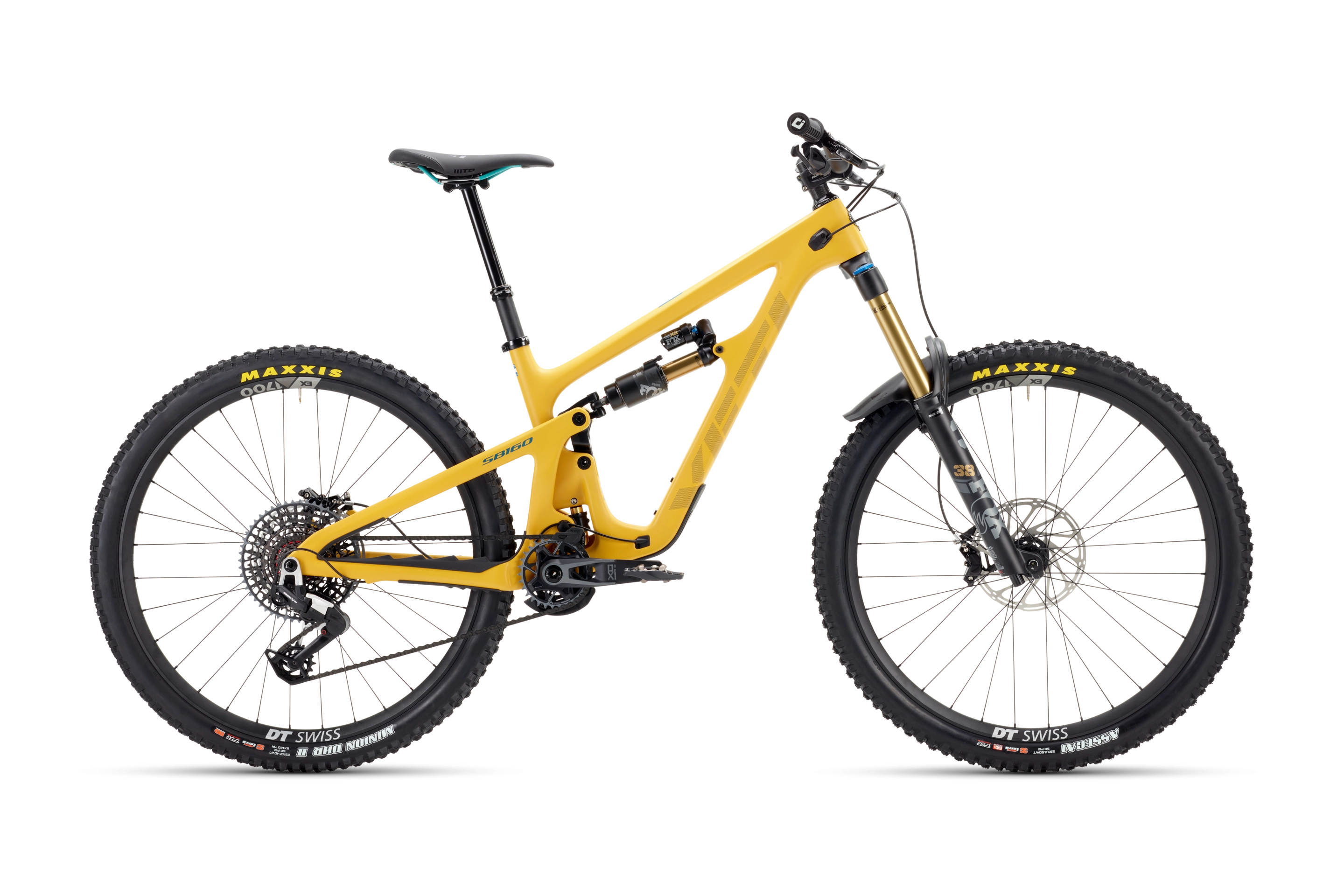 2025 Yeti SB160 Turq Series 29" Complete Mountain Bike - T2 X0/E90 Transmission Build