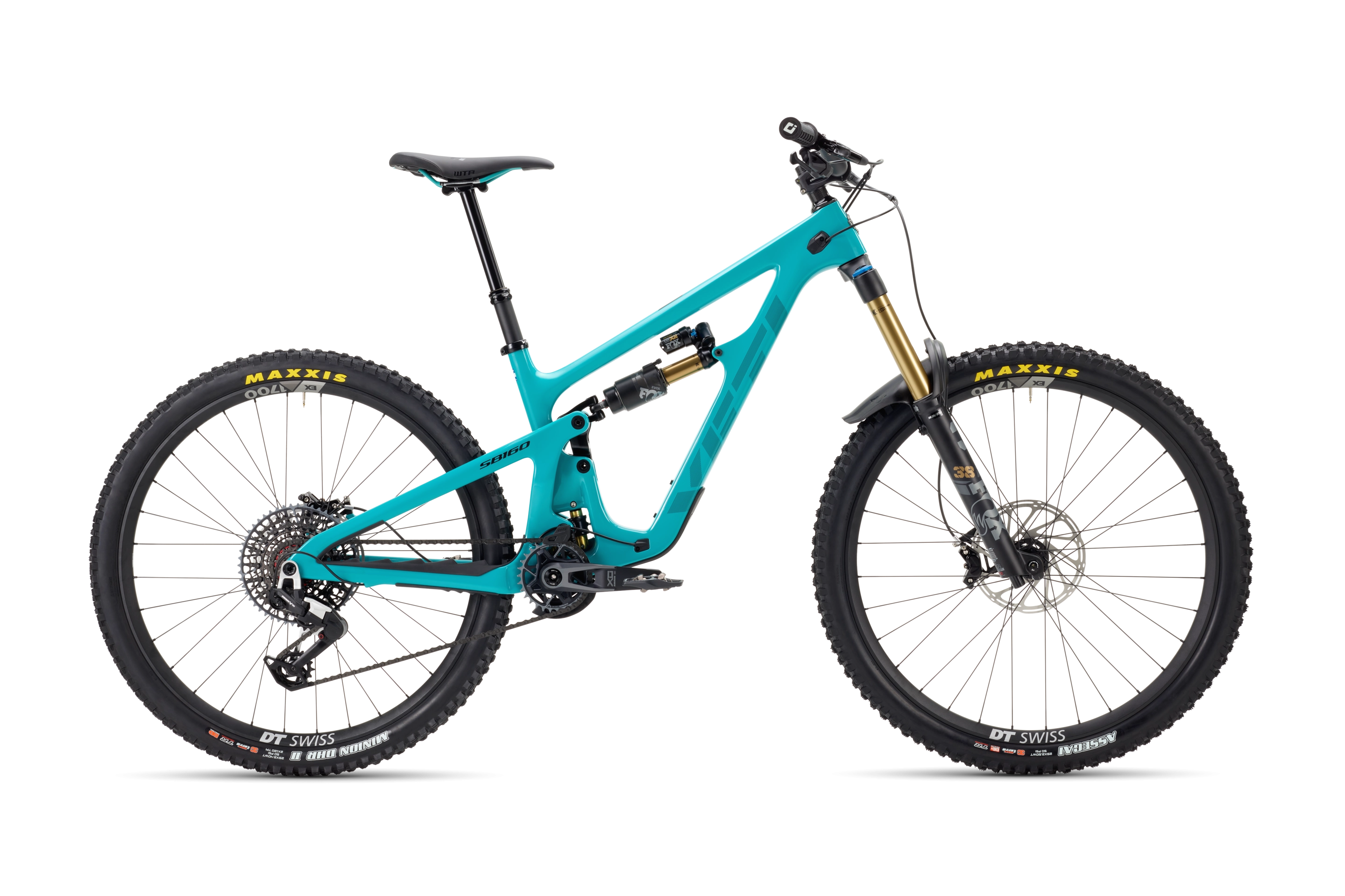 2025 Yeti SB160 Turq Series 29" Complete Mountain Bike - T2 X0/E90 Transmission Build