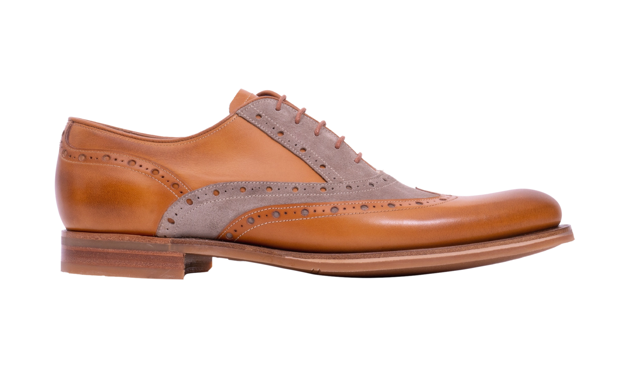 Abingdon - Cedar Calf/Parchment Suede