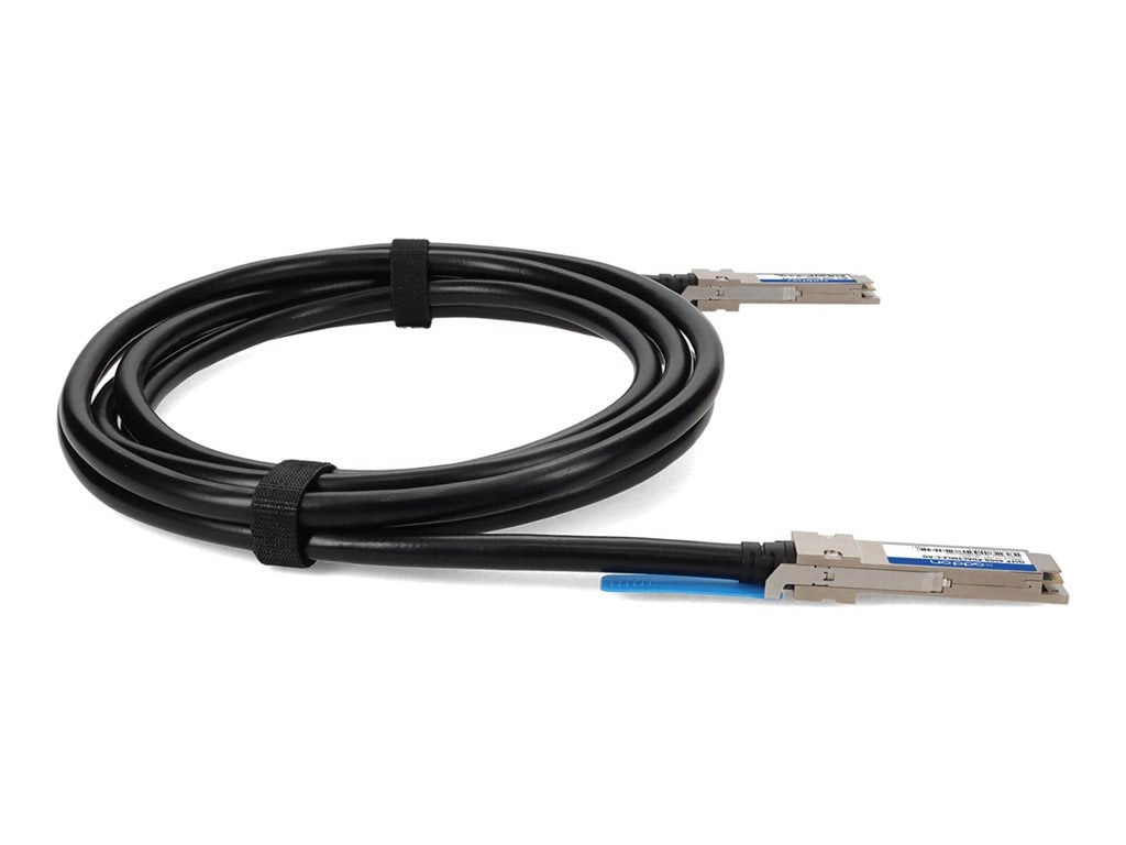 AddOn - 40GBase-CU direct attach cable - TAA Compliant - QSFP  to QSFP  - 10 ft - twinaxial - SFF-8661/IEEE 802.3bj - halogen-free, QSFP-40GB-PDAC3MLZ-C-AO
