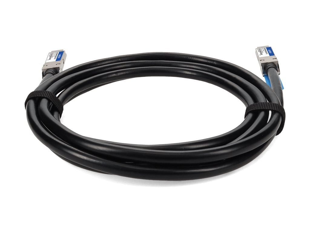 AddOn - 40GBase-CU direct attach cable - TAA Compliant - QSFP  to QSFP  - 3.3 ft - twinaxial - SFF-8661/IEEE 802.3bj - halogen-free, QSFP-40GB-PDAC1MLZ-C-AO