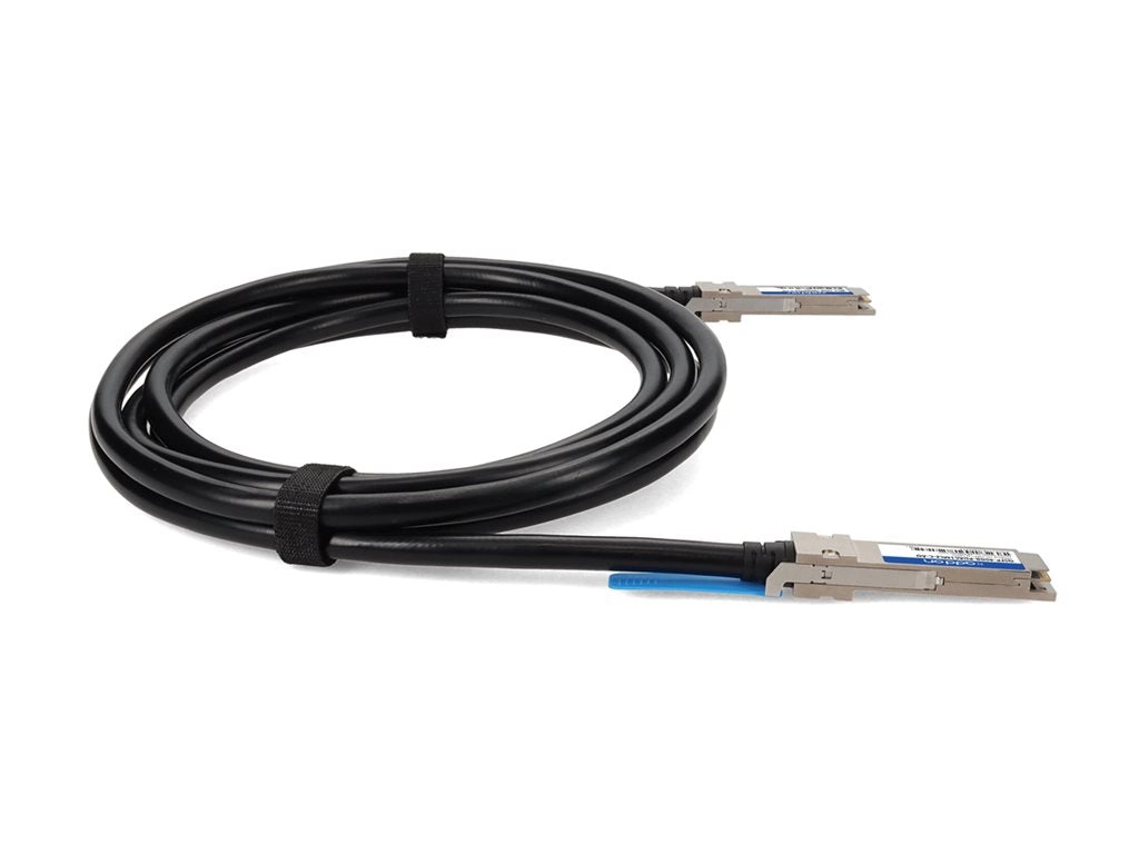 AddOn - 40GBase-CU direct attach cable - TAA Compliant - QSFP  to QSFP  - 3.3 ft - twinaxial - SFF-8661/IEEE 802.3bj - halogen-free, QSFP-40GB-PDAC1MLZ-C-AO