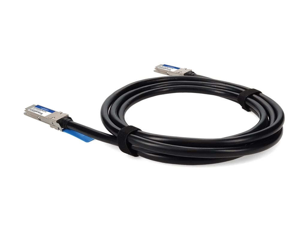 AddOn - 40GBase-CU direct attach cable - TAA Compliant - QSFP  to QSFP  - 3.3 ft - twinaxial - SFF-8661/IEEE 802.3bj - halogen-free, QSFP-40GB-PDAC1MLZ-C-AO