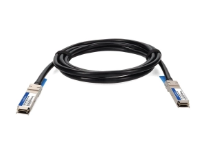 AddOn - 40GBase-CU direct attach cable - TAA Compliant - QSFP  to QSFP  - 3.3 ft - twinaxial - SFF-8661/IEEE 802.3bj - halogen-free, QSFP-40GB-PDAC1MLZ-C-AO