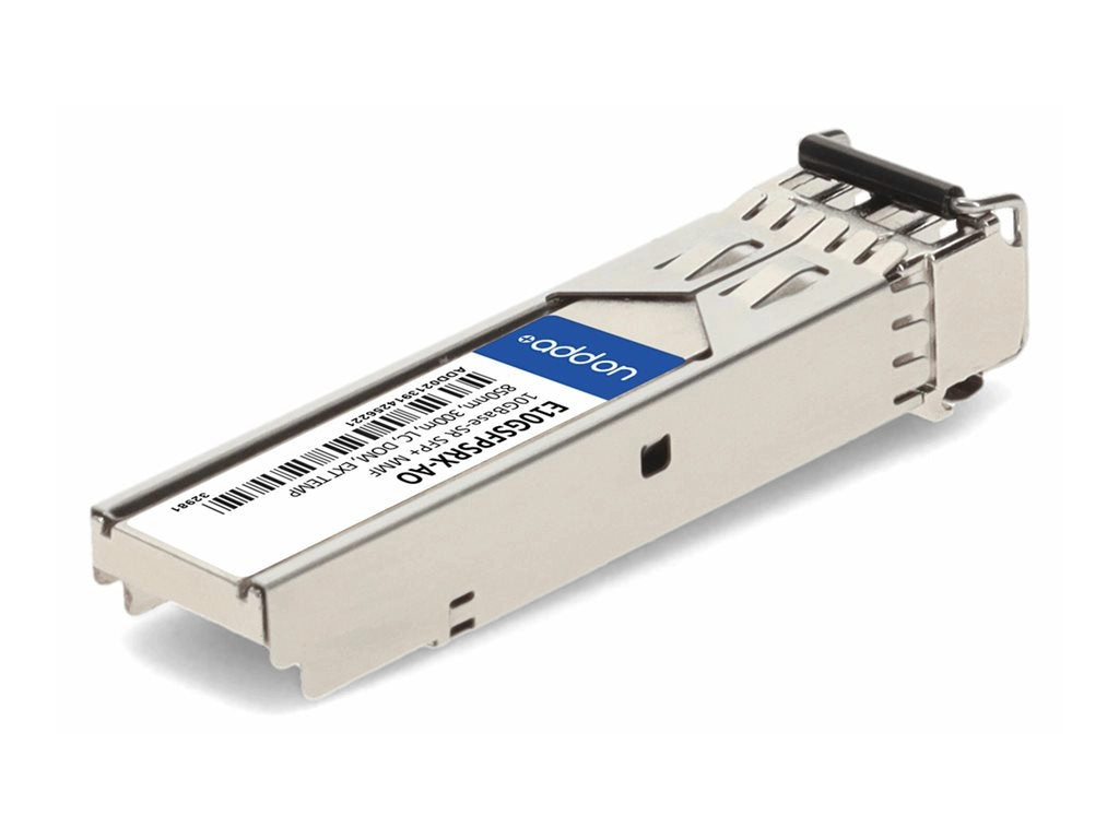 AddOn - SFP  transceiver module (equivalent to: Intel E10GSFPSRX) - 10GbE - 10GBase-SR - LC multi-mode - up to 984 ft - 850 nm E10GSFPSRX-AO