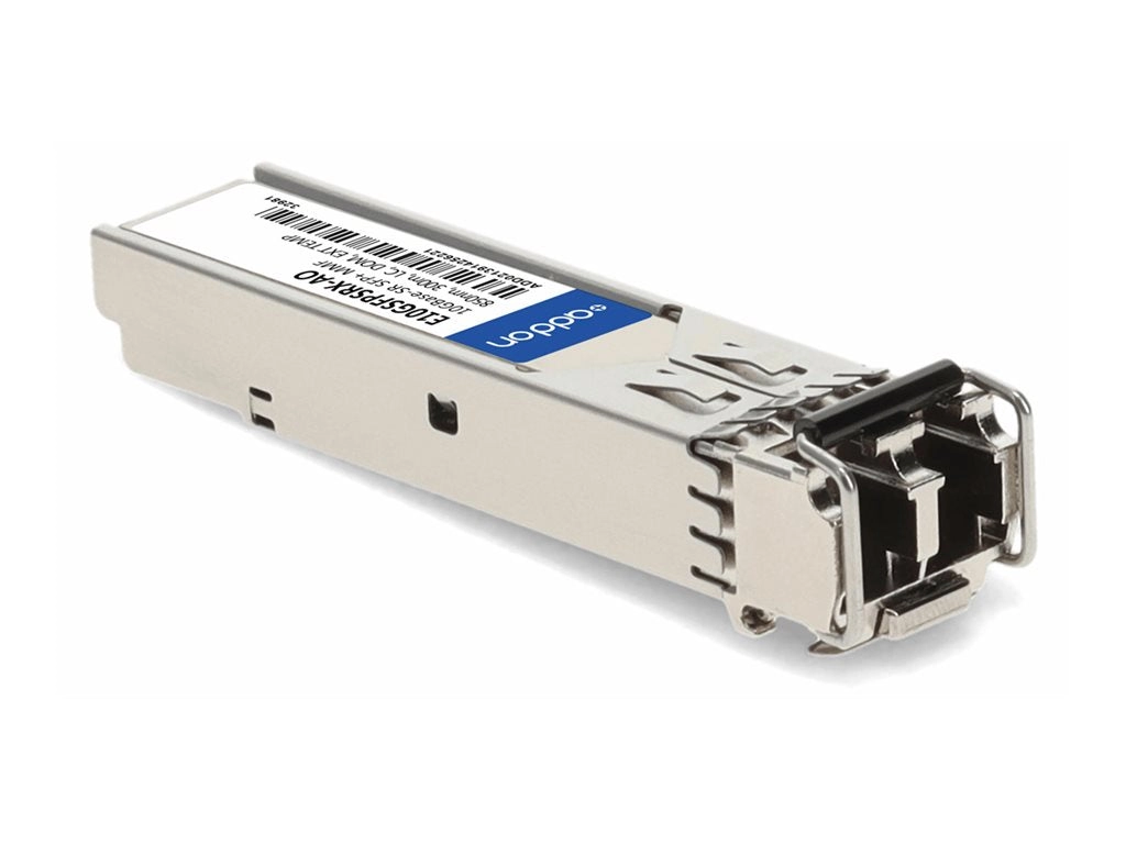 AddOn - SFP  transceiver module (equivalent to: Intel E10GSFPSRX) - 10GbE - 10GBase-SR - LC multi-mode - up to 984 ft - 850 nm E10GSFPSRX-AO