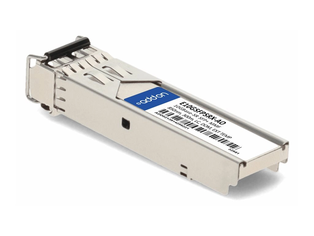 AddOn - SFP  transceiver module (equivalent to: Intel E10GSFPSRX) - 10GbE - 10GBase-SR - LC multi-mode - up to 984 ft - 850 nm E10GSFPSRX-AO