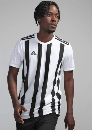 Adidas Mens Striped 21 Jersey White/Black