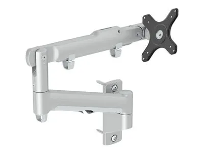 Atdec AWMS-DW - Mounting kit (articulating arm) - full-motion - for curved / flat panel - aluminum, steel - silver - screen size: AWMS-DW-S