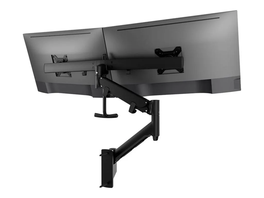 Atdec AWMS-RHXW - Mounting kit (articulating arm) - for 2 LCD displays - medical - aluminum - black - screen size: 24-27" - wall-mountable" AWMS-RHXW-B