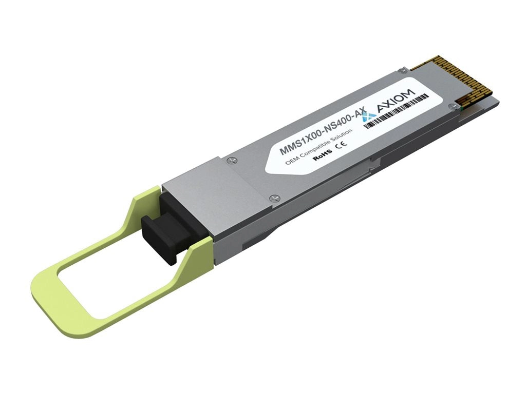 Axiom - QSFP transceiver module (equivalent to: Mellanox MMS1X00-NS400) - 400GbE - 400GBase-DR4 - MPO-12/APC single-mode - up MMS1X00-NS400-AX