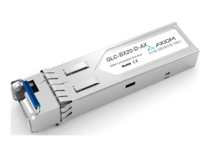 Axiom - SFP (mini-GBIC) transceiver module (equivalent to: Cisco GLC-BX20-D) - 1GbE - 1000BASE-BX20-D - LC single-mode - up to GLC-BX20-D-AX