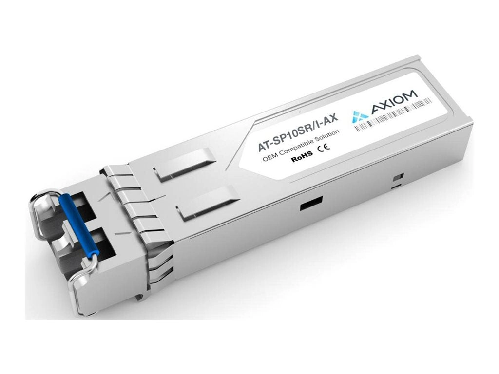 Axiom - SFP  transceiver module (equivalent to: Allied Telesis AT-SP10SR/I) - 10GbE - 10GBase-SR - LC multi-mode - up to 1310 AT-SP10SR/I-AX