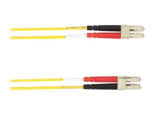Black Box - Patch cable - LC multi-mode (M) to LC multi-mode (M) - 3 m - fiber optic - duplex - yellow FOLZHM4-003M-LCLC-YL