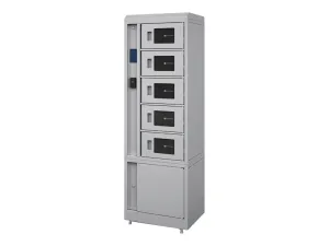 Bretford TechGuard Connect TCL5US160EF11 - Cabinet unit (charge only) - for 5 notebooks/tablets/cellular phones - lockable -