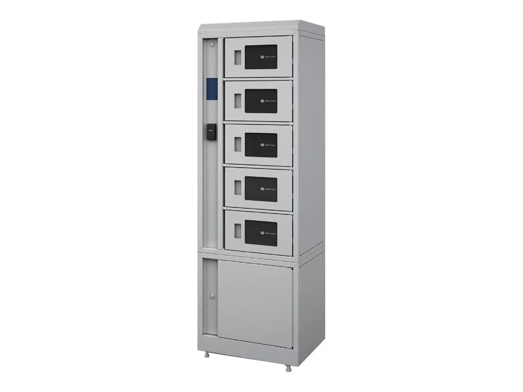 Bretford TechGuard Connect TCL5US160EF11 - Cabinet unit (charge only) - for 5 notebooks/tablets/cellular phones - lockable -