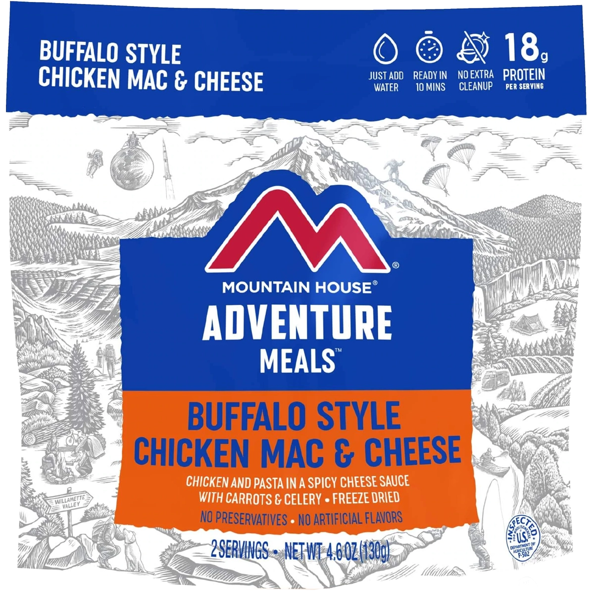 Buffalo Chicken Mac & Cheese