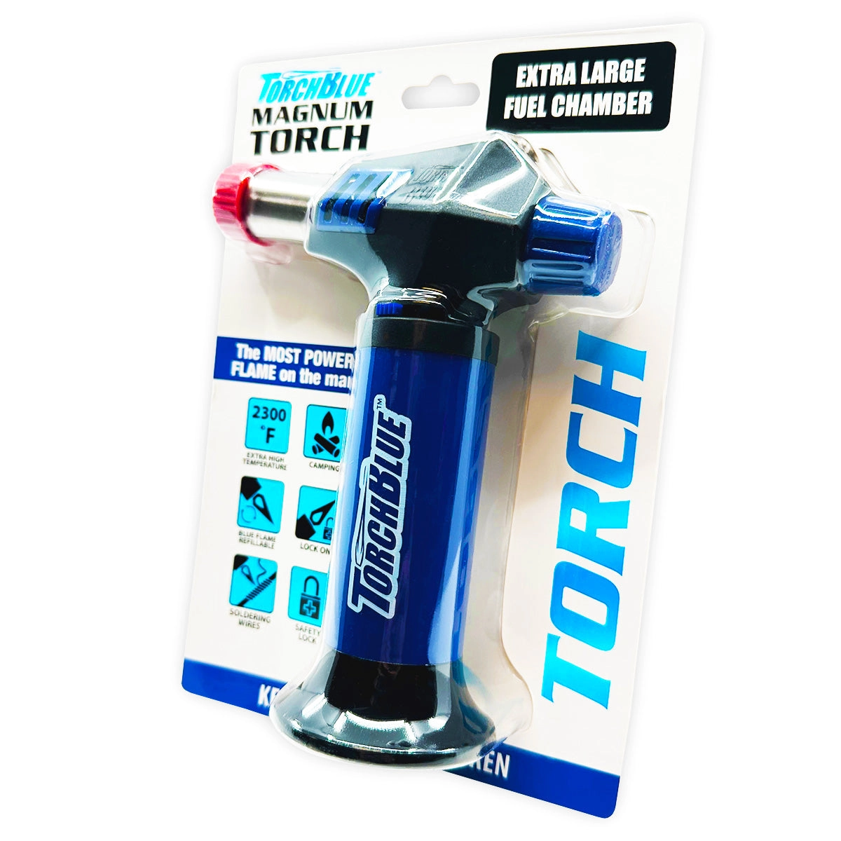 Butane Torch Lighters Assortment Floor Display - 30 Pieces Per Retail Ready Display 88673