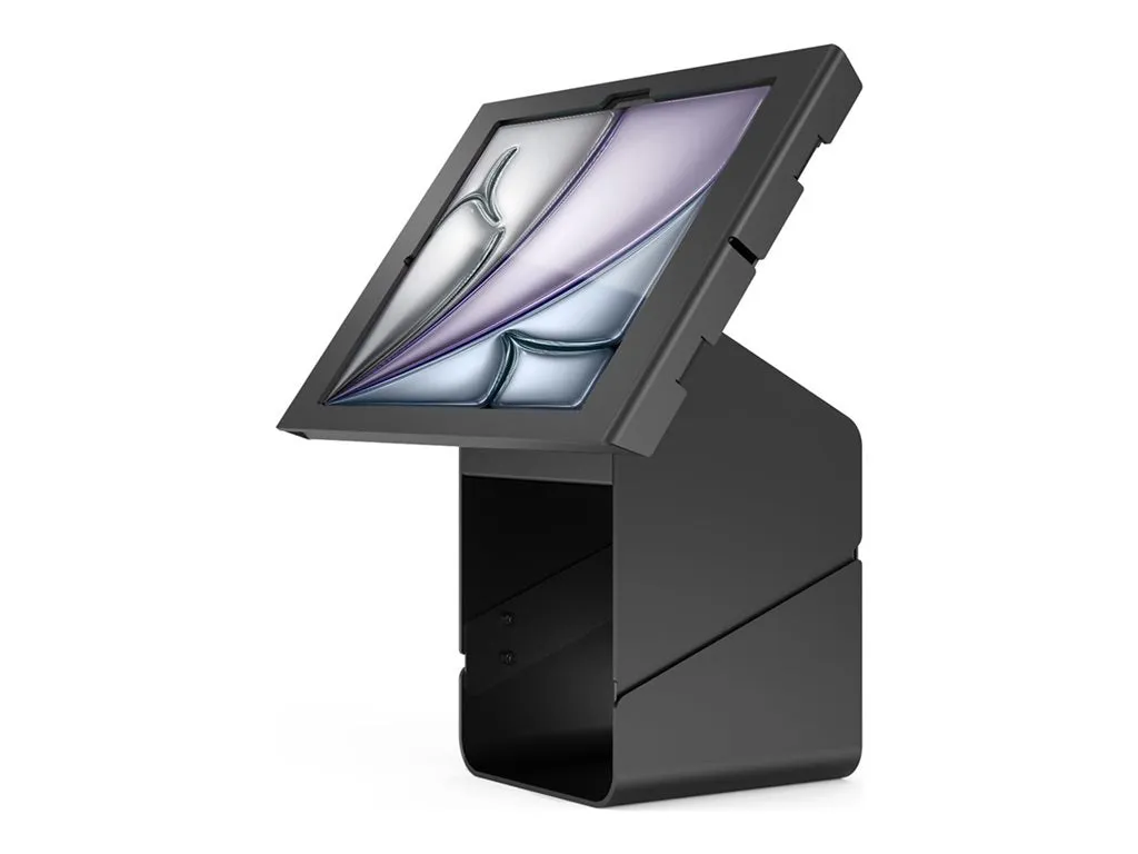 Compulocks Tablet Printer Kiosk - Stand - kiosk style - for printer / tablet - lockable - high-grade aluminum - black - screen PK0113APXB