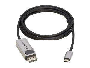 Eaton Tripp Lite Series USB-C to DisplayPort Active Adapter Cable M/M 8K 60Hz 4K 144Hz HDR 4:4:4 HDCP 2.3 Black 6ft - Adapter U444-006-DP8K6