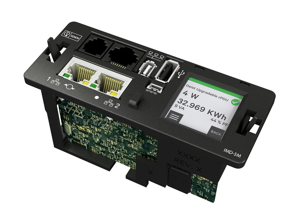 Geist Switched Unit Level Monitoring MNS5MGB1-24CF18-3TL6A0A10-S - Power distribution unit (rack-mountable) - AC 208 V - 4.9 VP5N30AP