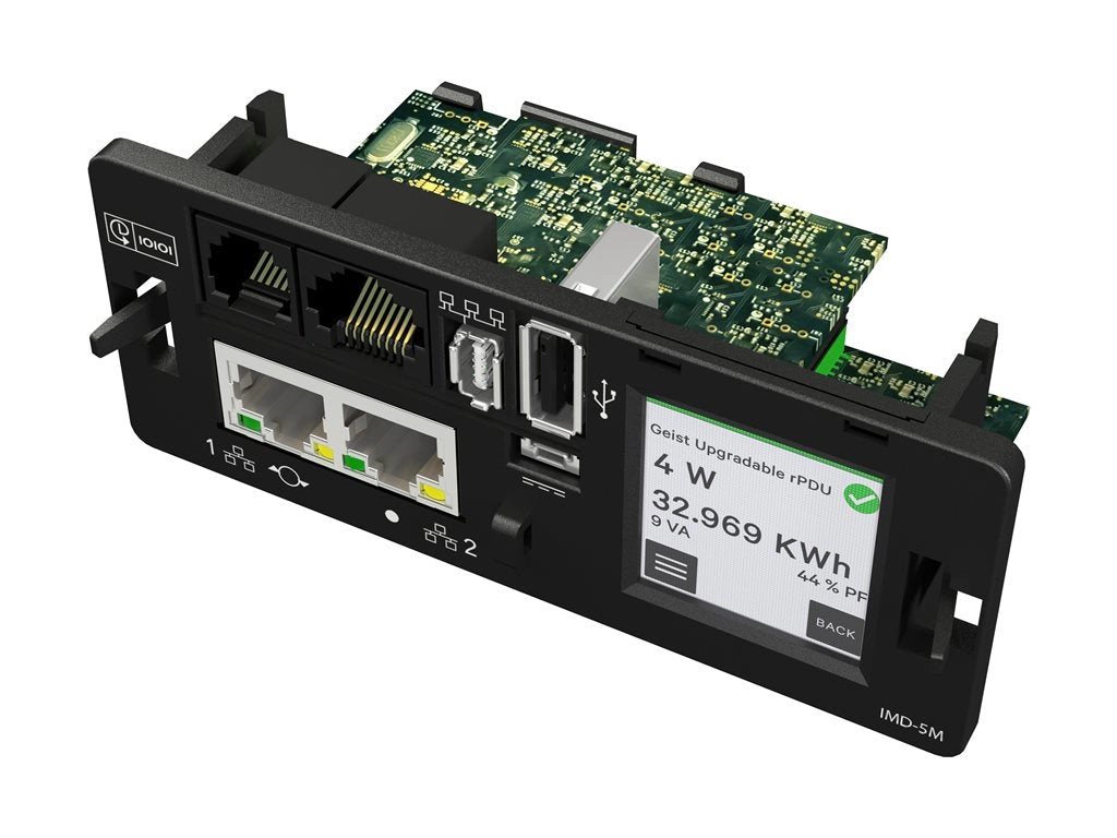 Geist Switched Unit Level Monitoring MNS5MGB1-24CF18-3TL6A0A10-S - Power distribution unit (rack-mountable) - AC 208 V - 4.9 VP5N30AP