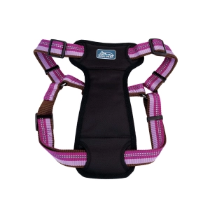 K9 Explorer® Reflective Adjustable Padded Dog Harness, Orchid, Large - 1" x 26"-38"