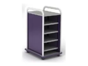 Paragon A&D Crossfit Storage - Trolley - 6 shelves - 16 gauge tubular steel, TFM CFS42OFSHLV-918XZX