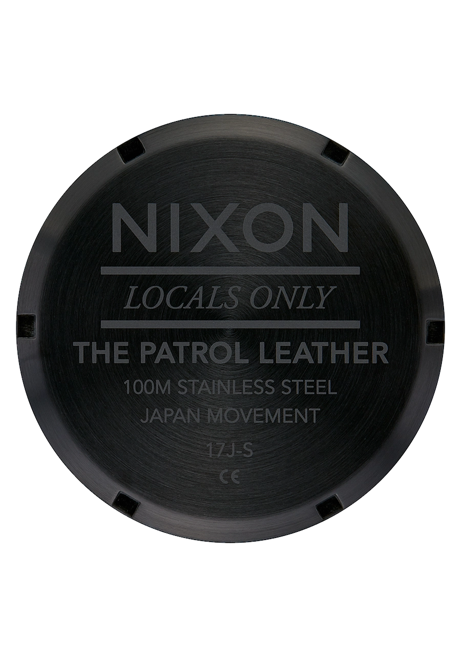 Patrol Leather - Black / Silver / Black