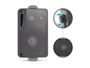 Pyle PLMR24B - Speakers - for marine - 100 Watt - 3-way - black