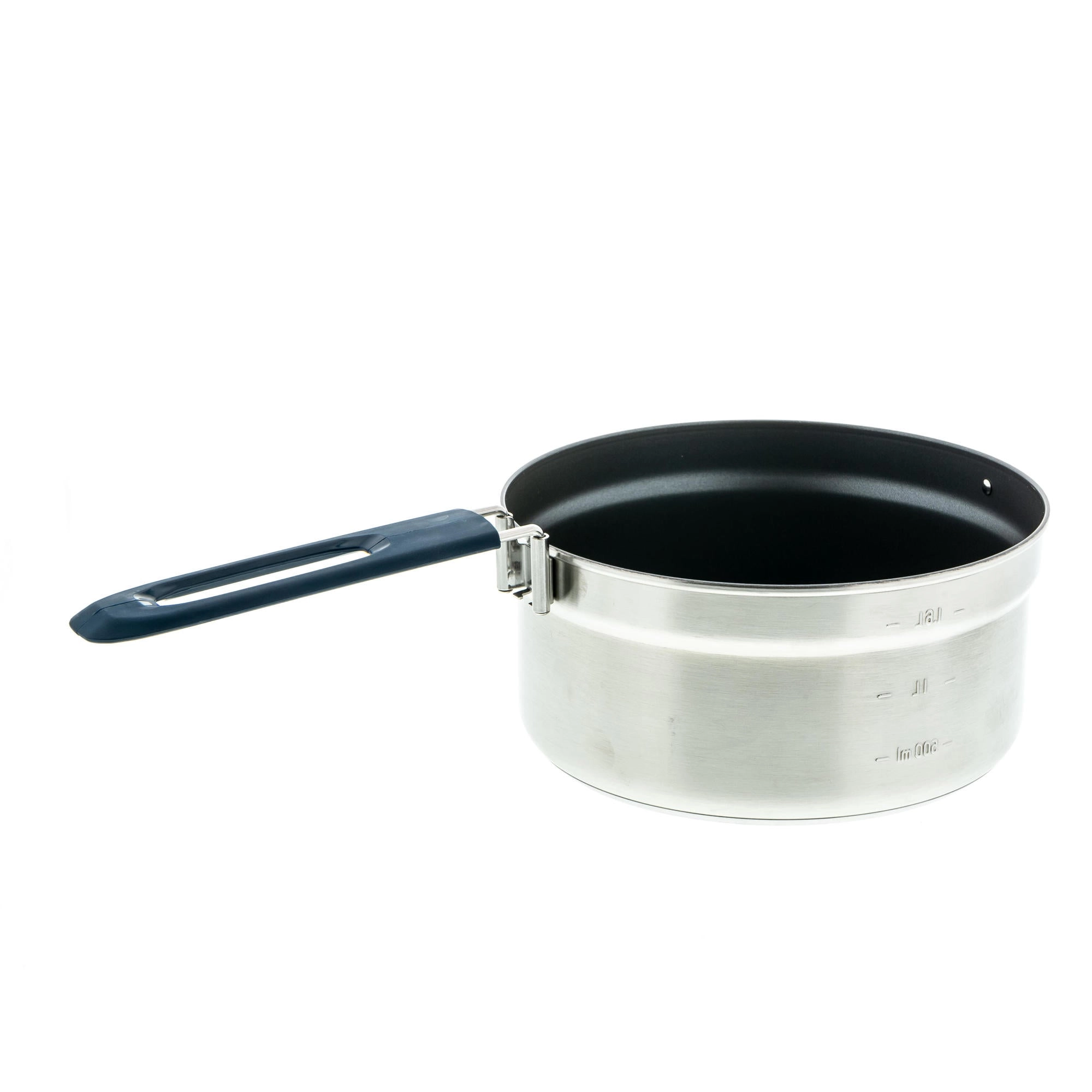 Quechua 500 Stainless Steel Non-Stick Camping Cookset – 14-Piece for 2 People