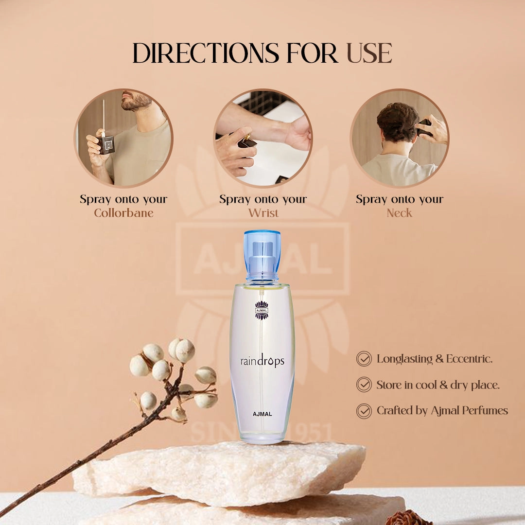 Raindrops for Women by Ajmal Perfume 50ML