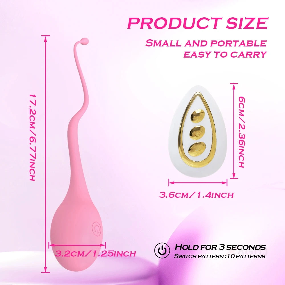Remote Control Vibrating Egg 10 Vibration Modes