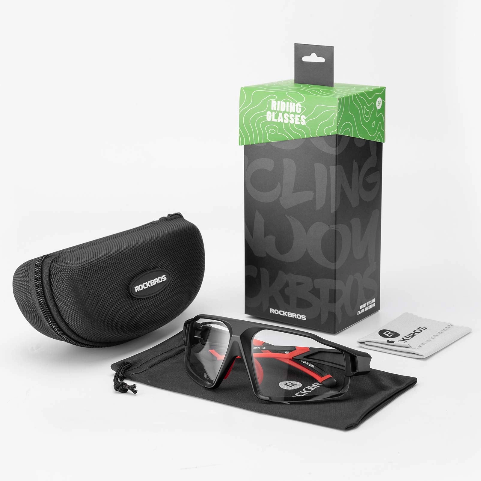 ROCKBROS Photochromic Cycling Glasses UV400 Lens