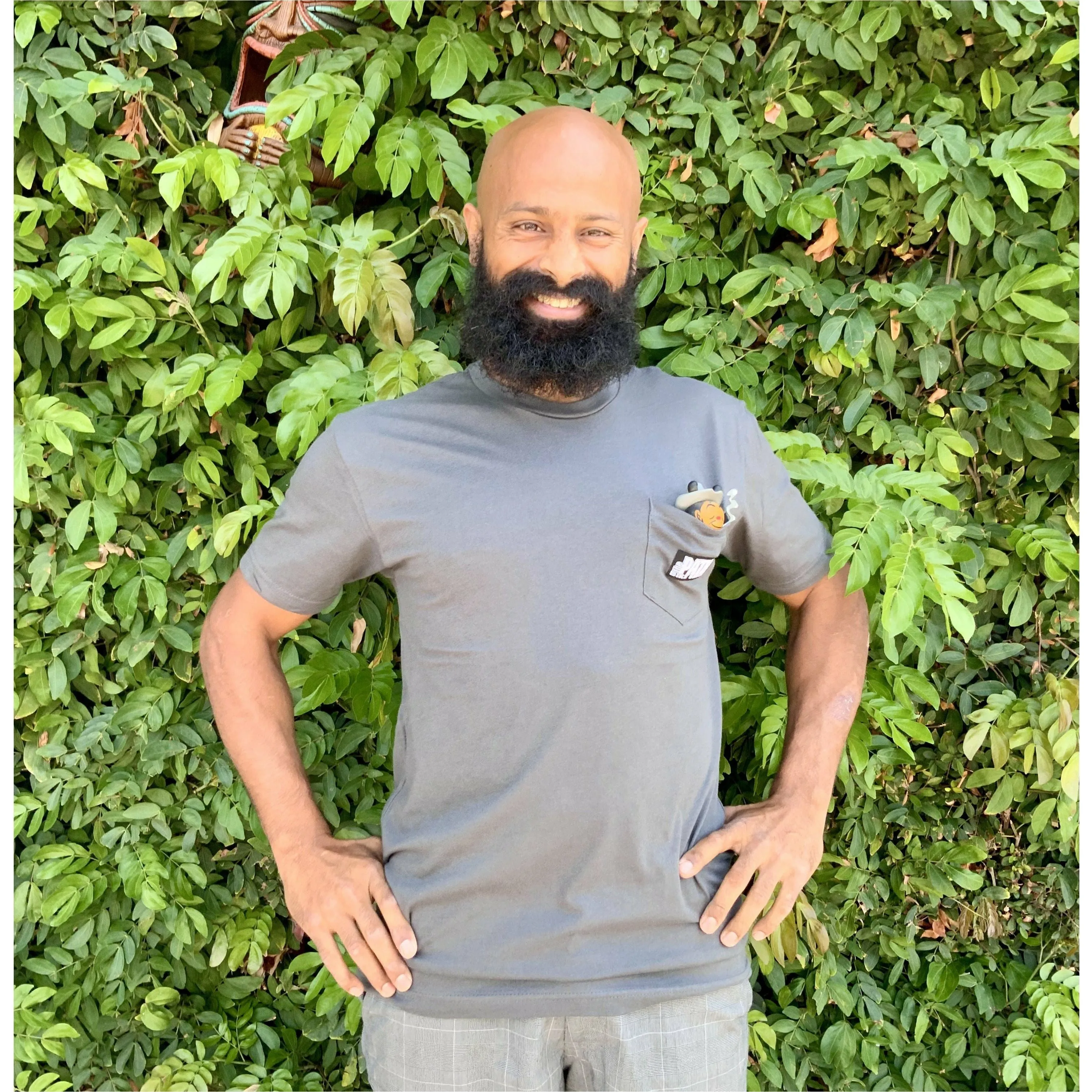 The Path Bike Shop Pocket Crew Neck Tee