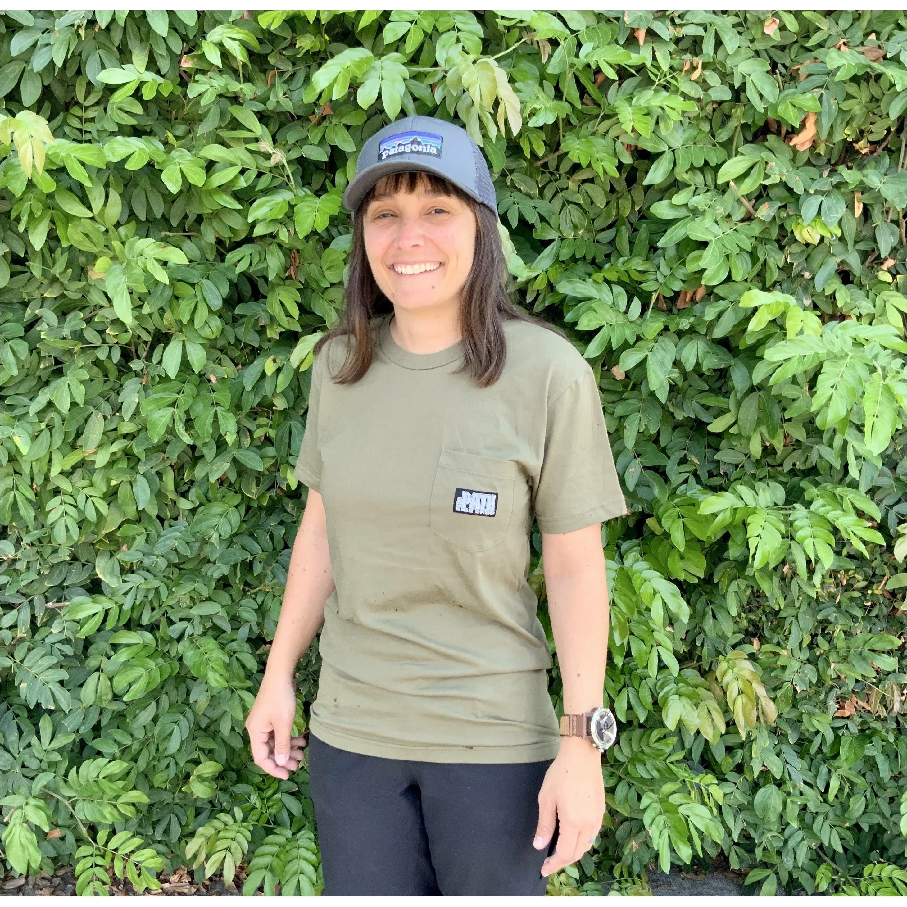 The Path Bike Shop Pocket Crew Neck Tee