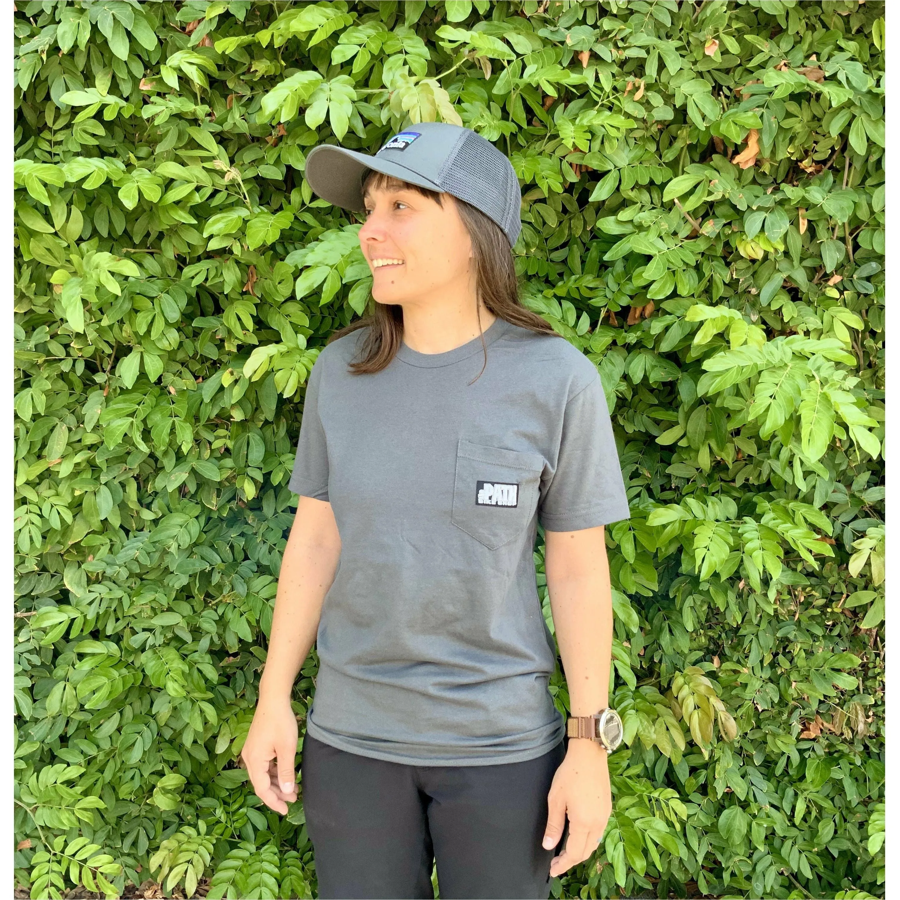 The Path Bike Shop Pocket Crew Neck Tee