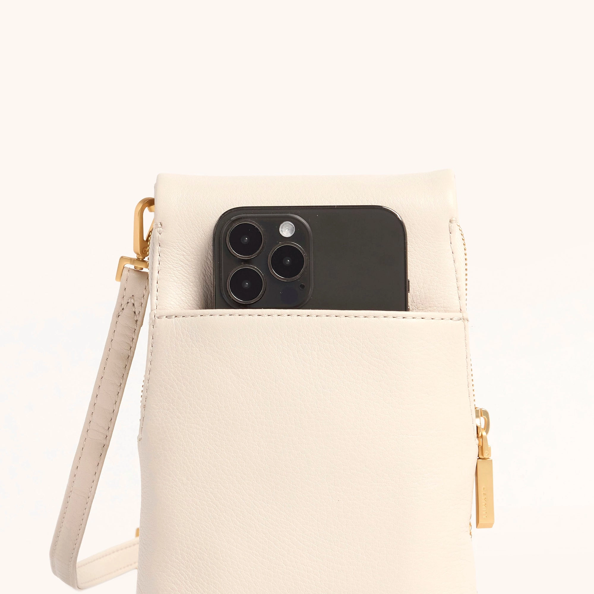 VIP Mobile | Calla Lily White Raffia/Brushed Gold