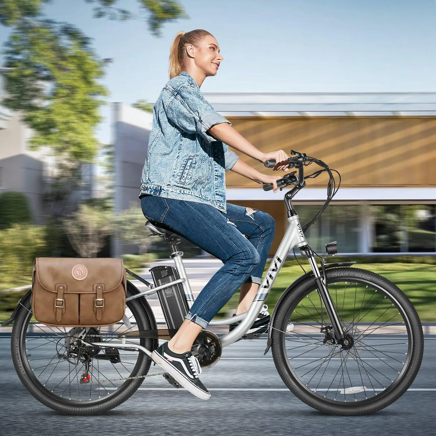 VIVI C26UL Electric Bike Cruiser Electric Commuter Bike UL2849 Certified